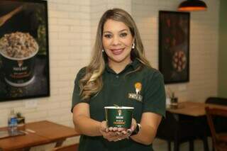 Kallyne Zin é empresária que trouxe delícias da Pasta Way para Campo Grande (Foto: Alex Machado)