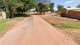 Criança perambulava pela rua das Persdizes, no Jardim Noroeste. (Foto: Reprodução Google Maps)