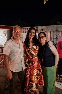 Gilson Espíndola, Renata Senna e Márcia Espíndola. (Foto: Beatriz Terra)