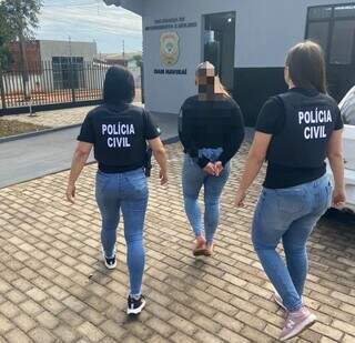 Mariana de Araújo Correia, 26, foi presa novamente nesta quinta-feira (Foto: PCMS/Divulgação)