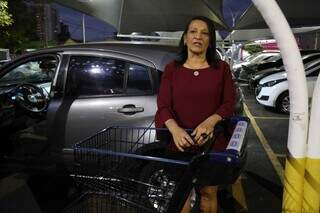Durante a entrevista, a advogada relembrou quando ajudou outra mulher dentro do estacionamento (Foto: Alex Machado)