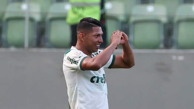 Com dois de Rony, Palmeiras goleia Am&eacute;rica-MG no Brasileir&atilde;o