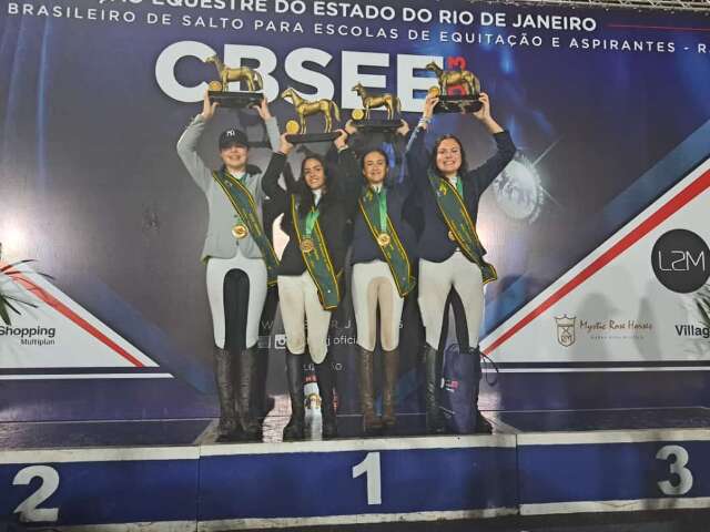 MS conquista ouro em prova de Campeonato Brasileiro de Equita&ccedil;&atilde;o