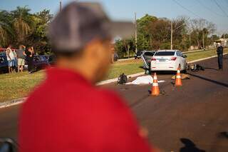 Acidente que matou motociclista foi causado pela pr&oacute;pria v&iacute;tima, diz pol&iacute;cia 