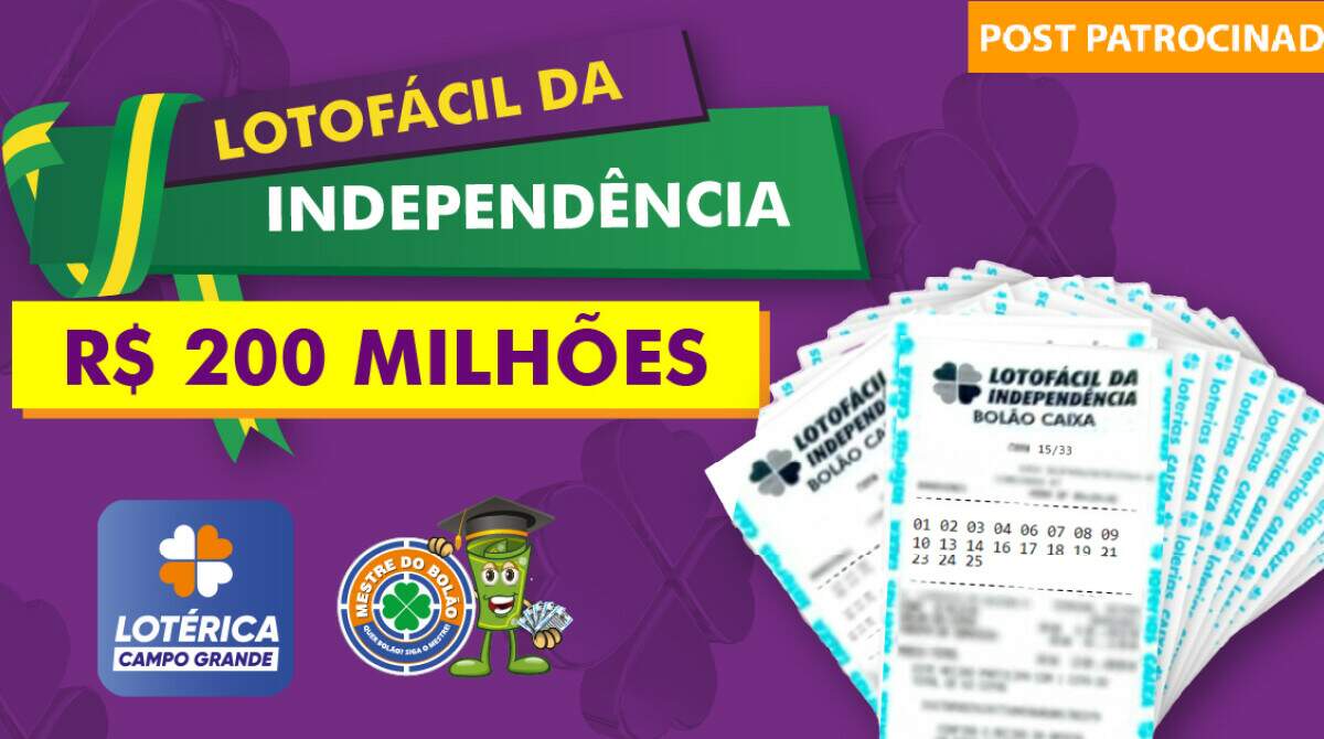 Lotofácil da Independência vai pagar R$ 200 milhões; veja como apostar -  ISTOÉ DINHEIRO
