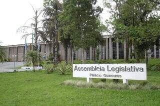 Fachada da Assembleia Legislativa de Mato Grosso do Sul (Foto: Divulgação)