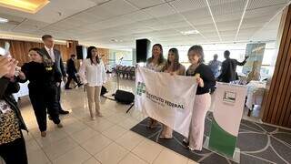 Titular da Sudeco, Rose Modesto, acompanhou lançamento da Frente Parlamentar em Defesa do Pantanal na Câmara dos Deputados, em Brasília. (Foto: Divulgação/Assessoria)