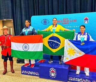 Janaina Borges representou o Brasil em competição sediada no Canadá. (Foto: Reprodução/Instagram)