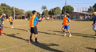 Jovens indígenas durante treinamento para edição do ano passado do torneio. (Foto: Reprodução)