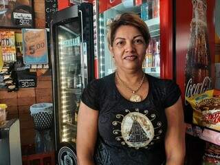 Dona de restaurante no Centro, Maria Matos quer a volta dos parquímetros (Foto: Idaicy Solano)