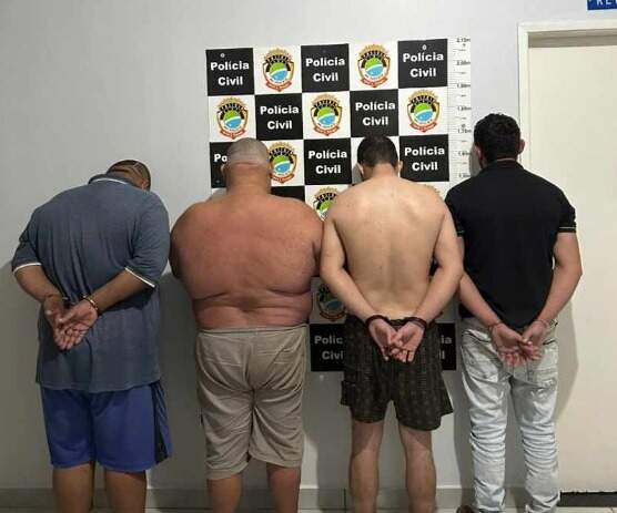 Quatro integrantes de quadrilha são presos em operação contra tráfico de drogas