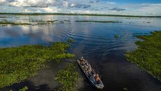 Cenário é incrível, o que atrai muitos turistas ao Pantanal durante época de pesca.(Foto: Divulgação)