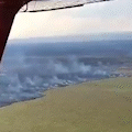 Fogo perto do Forte Coimbra queima cerca de 2,5 mil hectares 