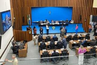 Sessão ordinária da Assembleia Legislativa de Mato Grosso do Sul (Foto: Fabiana Silvestre)