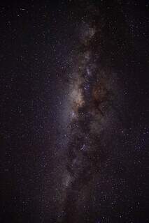Céu noturno e estrelas foram registradas na noite de sábado. (Foto: Alexandre Pimenta Reis)