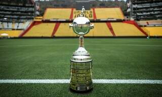 Taça da Copa Libertadores da América. (Foto: Reprodução/Conmebol)