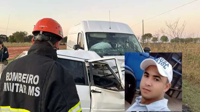 Colis&atilde;o frontal entre carro e van mata uma pessoa na BR-060