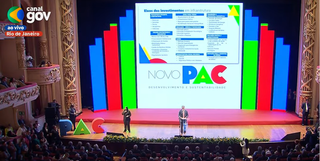 Ministro da Casa Civil, Rui Costa, detalhou os eixos do novo PAC do presidente Luiz Inácio Lula da Silva (PT). (Foto: Reprodução)