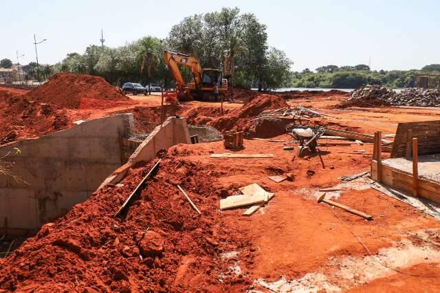 Com 30% executadas, obras no Lago do Amor s&atilde;o prorrogadas por mais 60 dias