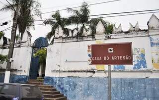 Fachada da Casa do Artesão, em Corumbá (Foto: Prefeitura de Corumbá)