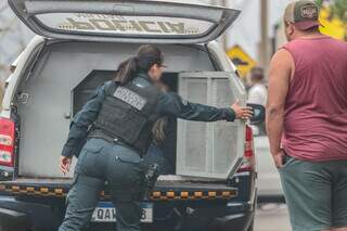 A condutora foi encaminhada para a Cepol, com sinais de embriaguez, para prestar esclarecimentos. (Foto: Marcos Maluf)