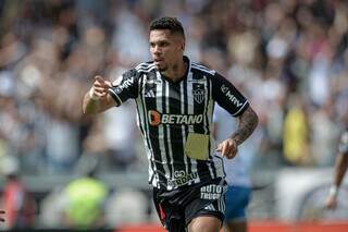 Paulinho celebra gol que garantiu vitória do Galo (Foto: Divulgação)