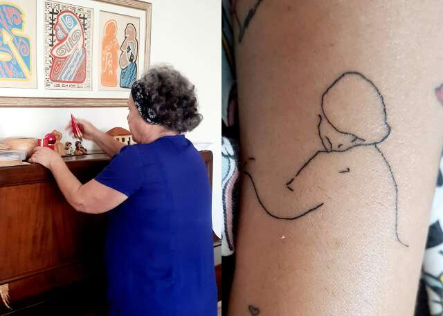 Visita &agrave; professora querida virou tatuagem em bra&ccedil;o de ex-aluna