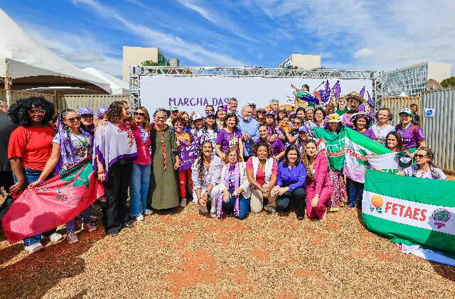 Representantes de MS se unem &agrave;s trabalhadoras do campo na Marcha das Margaridas 