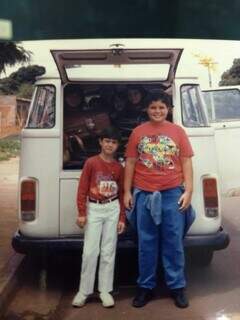 Em 1986, Melchior era o &#39;salário mínimo&#39; e o primo Homero o &#39;custo de vida&#39;. (Foto: Arquivo pessoal)