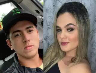Danilo Alves e Rubia Joice, os acusados de homicídio (Fotos: Reprodução das redes sociais)