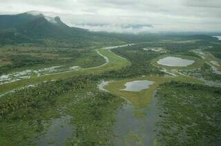 Região da Serra do Amolar, no Pantanal sul-mato-grossense (Foto: André Siqueira/Ecoa)