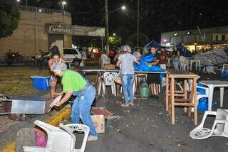 Ap&oacute;s vendaval destruir estruturas, prefeitura cancela eventos em Aquidauana 