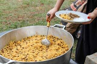 Entre os pratos tradicionais do Estado estava o arroz carreteiro. (Foto: Juliano Almeida)
