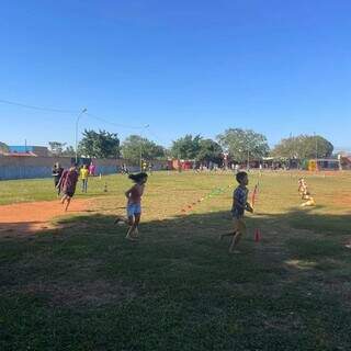 Terreno cedido para instuto já possui um campo para as crianças. (Foto: Divulgação)