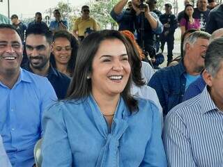 A prefeita de Campo Grande, Adriane Lopes (PP) participou da inauguração (Foto: Caroline Maldonado)