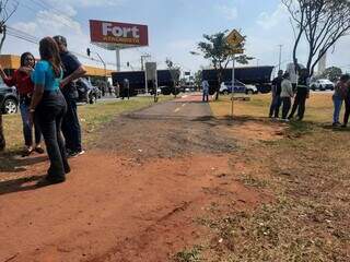 Ciclovia na Avenida Gury Marques terá continuidade por canteiro até a Moreninhas (Foto: Caroline Maldonado)