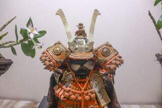 Samurai japonês pertencia ao pai do dentista. (Foto: Paulo Francis)