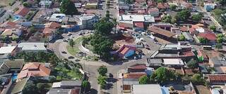 Imagem aérea de Anaurilândia, localizada a 371 km de Campo Grande (Foto: Divulgação)
