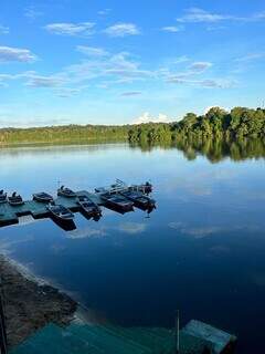 Embarcação na região do Passo do Lontra (Foto: Agência Pesko)