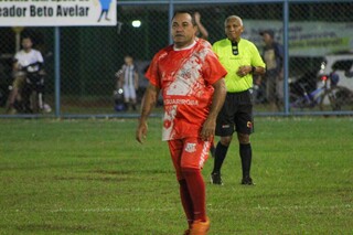 O ex-jogador Anderson de Souza Gomes, o &#34;Tainha&#34;, responsável por abrir o placar. (Foto: Juliano Almeida)