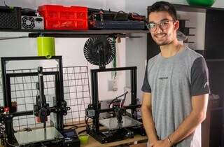 Caio Sottovia Gomide, fundador da startup Recicle 3D, projeto que teve parte do financiamento vindo do Estado (Foto: Divulgação)