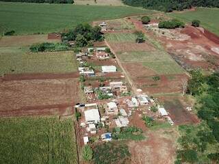 Pequenas propriedades perto da reserva indígena de Dourados (Foto: Divulgação)