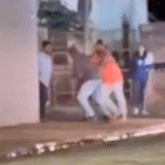 Vídeo mostra homem armado com faca agredindo rapaz no Bairro Coophavila