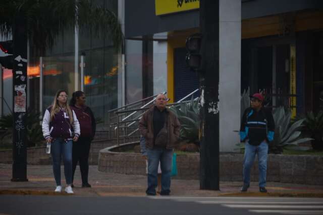 MS abre semana com frio de 12ºC e máxima deve chegar aos 34ºC