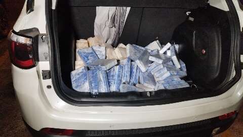 Homem é preso ao transportar cocaína avaliada em R$ 10 milhões para o PR