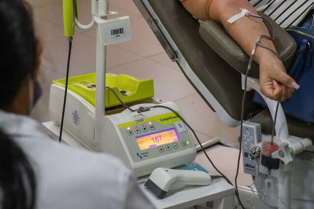 Durante troca de equipamento, Hemosul examinou sangue por 23 dias at&eacute; fora de MS