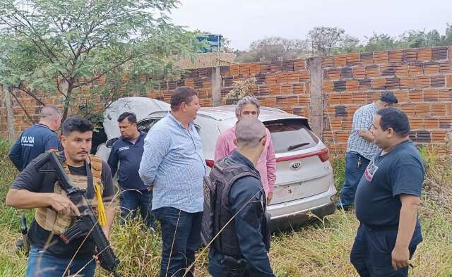 Carro de irm&atilde; de pol&iacute;tico &eacute; roubado no Paraguai e recuperado em MS