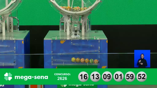 Bolas numeradas em globo utilizado para sorteio da estatal. (Foto: Reprodução/Caixa)