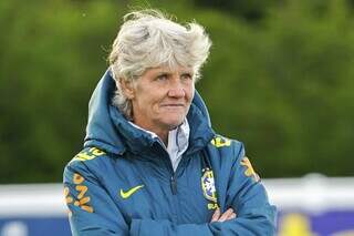 Pia Sundhage durante treino para Copa do Mundo Feminina. (Foto: Lucas Figueiredo/CBF)