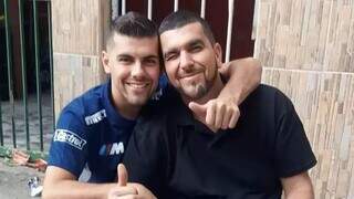 Lucas e o pai Fernando são suspeitos de liderarem gangue que espancou homem (Foto: Reprodução | Redes Sociais)